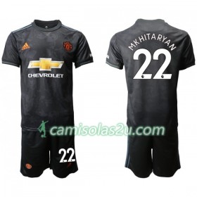 Camisolas de Futebol Manchester United MKHITARYAN 22 Criança Equipamento 3ª 2019/20 Manga Curta